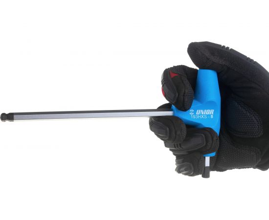 Шестигранный ключ Unior с Т-образной рукояткой с закруглённым жалом 8 мм 3838909082813 – изображение 4