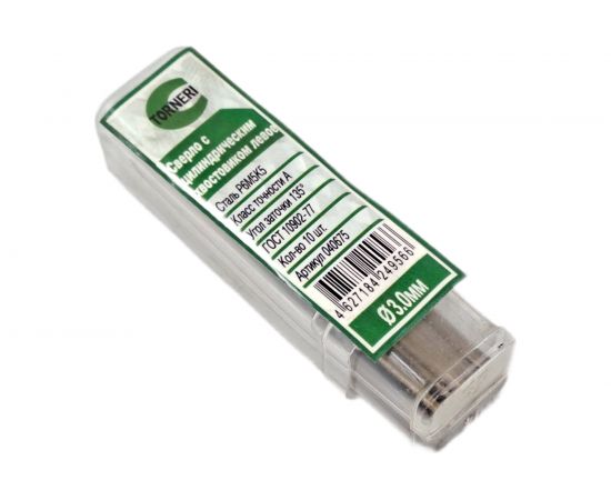 Сверло по металлу левое (3х33х61 мм; Р6М5К5; шлифованное А1) TORNERI 040675 – изображение 4