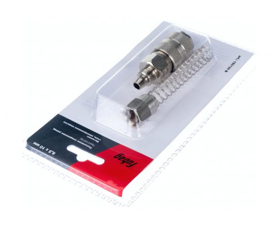 Соединитель разъемный рапид — пружинка для шланга (6.5x10 мм; блистер) FUBAG 180130 B – изображение 4