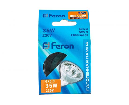 Галогенная лампа JCDR G5.3 35W FERON HB8 2152 – изображение 5