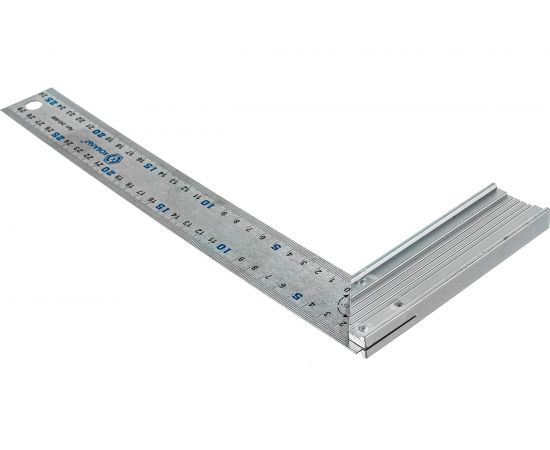 Столярный угольник 300мм, нерж.сталь, алюминиевое основание КОБАЛЬТ 243-608 – изображение 6