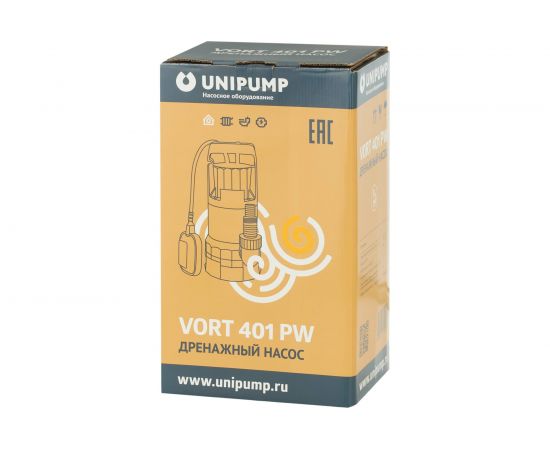 Дренажный насос UNIPUMP VORT 401 PW 95526 – изображение 6