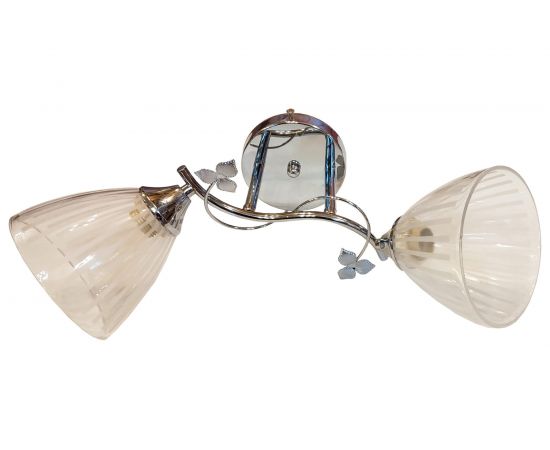 Люстра JUPITER LIGHTING хром-2х60W E27 230V, 25 см-49 см-16 см MО 83-1156/2 