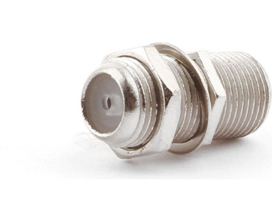 Соединитель Cablexpert F мама / F мама с гайкой и шайбой, блистер APL-FF-01 