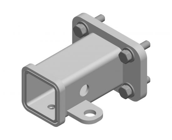 Адаптер фаркопа (под квадрат 50x50 мм; на 4 болта; М10-83x56 мм) AvtoS Z2-14 