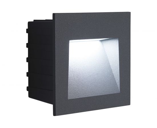 Светодиодный встраиваемый светильник FERON, 3W, 4000K, IP65, LN013, серый 41175 