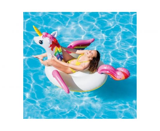 Надувной плотик Intex Единорог 201x140x97 см 57561 – изображение 2