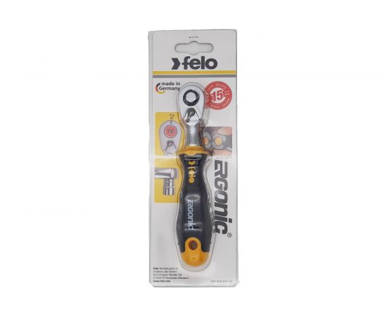 Трещотка Felo Ergonic 1/4" 72 зуба в блистере 49763541 – изображение 2