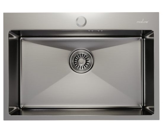 Настольная мойка MIXLINE PRO 65x45, 3 мм, выпуск 3 1/2, 22 см, с сифоном, сатин 547237 – изображение 2