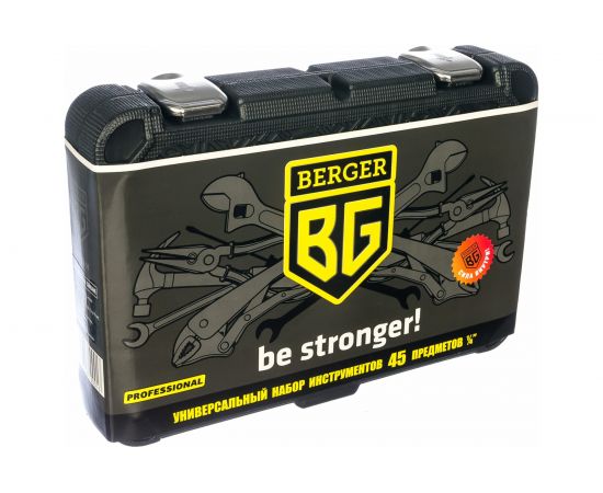 Универсальный набор инструментов 45 предметов Berger BG BG045-14 – изображение 2