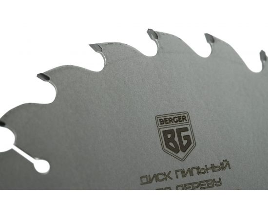 Диск пильный по дереву и ДСП быстрый рез 200x32x30x25.4x20 мм, 24z, 2.8x2.0 ммм, ATB 10, ат.20 Berger BG BG1659 – изображение 2