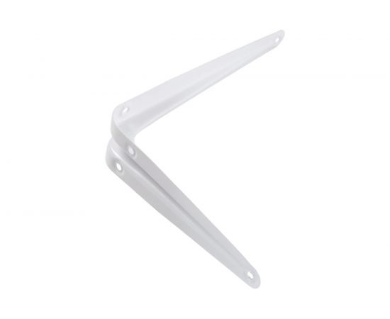 Угловой кронштейн с ребром СИБРТЕХ 100х125 мм белый 94015 – изображение 2