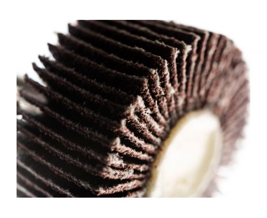 Круг лепестковый (40x20x6 мм; P 80) для дрели MATRIX 74167 – изображение 3