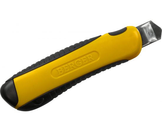 Строительный нож BERGER 18мм, с 3-мя лезвиями в комплекте BG1354 – изображение 3