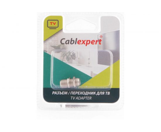 Соединитель Cablexpert F мама / F мама с гайкой и шайбой, блистер APL-FF-01 – изображение 3