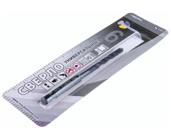 Сверло универсальное 6 мм TRIO-DIAMOND 430106 – изображение 3