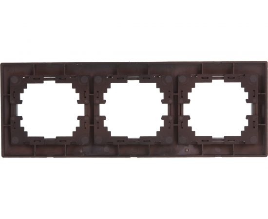 Горизонтальная рамка Intro 150305 на 3 поста , СУ, Plano, антрацит Б0044580 – изображение 4