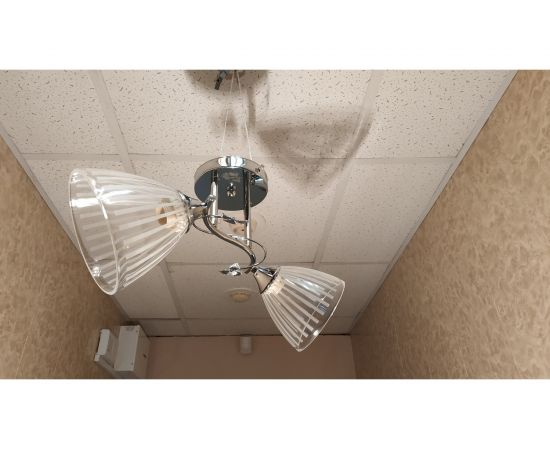 Люстра JUPITER LIGHTING хром-2х60W E27 230V, 25 см-49 см-16 см MО 83-1156/2 – изображение 4