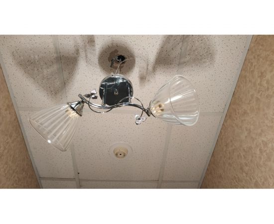 Люстра JUPITER LIGHTING хром-2х60W E27 230V, 25 см-49 см-16 см MО 83-1156/2 – изображение 5