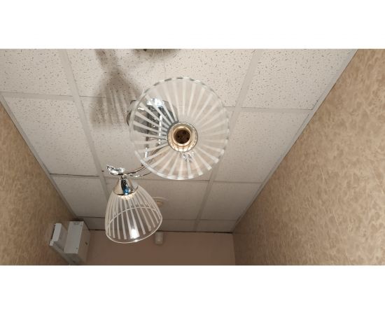 Люстра JUPITER LIGHTING хром-2х60W E27 230V, 25 см-49 см-16 см MО 83-1156/2 – изображение 7