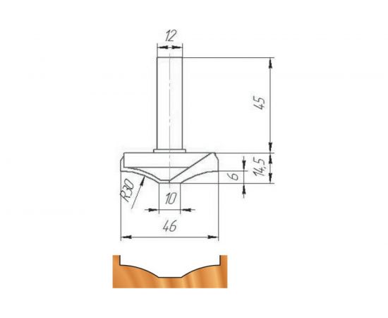 Фреза ФК 0776 МебельДрев 4627198886115 