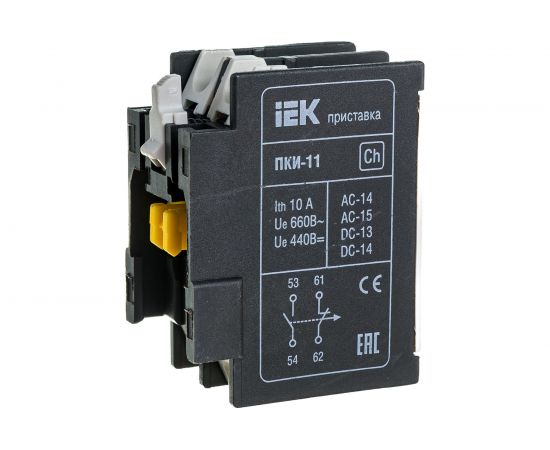 Приставка IEK ПКИ-11 дополнительные контакты 1з+1р KPK10-11 