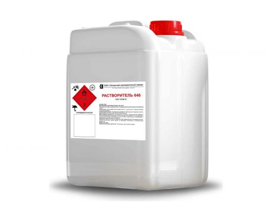 Растворитель ЗАГОРСКИЙ ЛАКОКРАСОЧНЫЙ ЗАВОД 646 5 л ZLK04881 