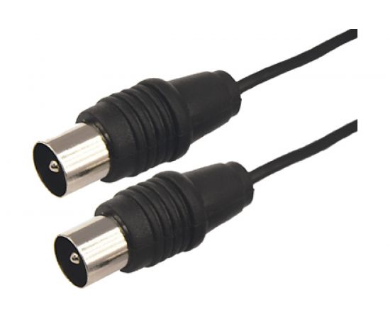 Кабель REXANT ВЧ ТВ штекер - ТВ штекер, длина 10 метров, черный 17-5026 