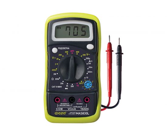Цифровой мультиметр ФАZА MAS830L 5000490 