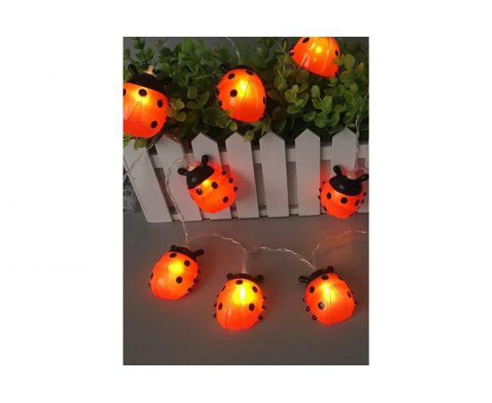 Садовая гирлянда на солнечной батарее "Божья коровка" КОСМОС KOC_SOL110 