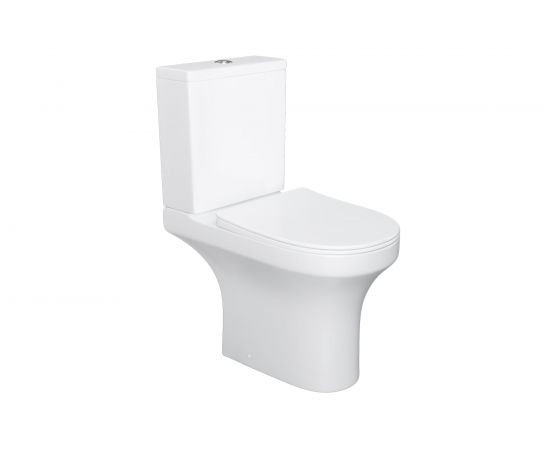 Унитаз-компакт Damixa Skyline безободковый, с сиденьем микролифт DX35C8600SC 