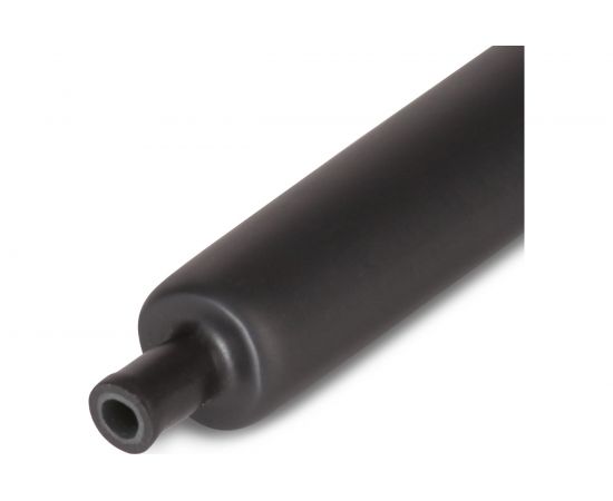 Термоусадочная клеевая трубка КВТ, ТТК 2:1-9/4.5 черная 74302 