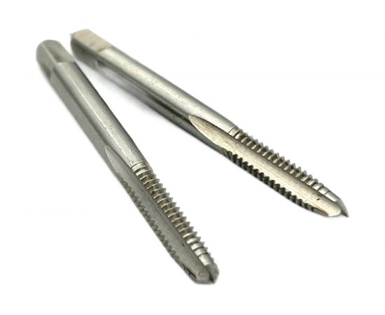 Дюймовый метчик TORNERI UNC 1/4 20 нитей Р6М5 комплект из 2-х штук 035368:580 – изображение 2