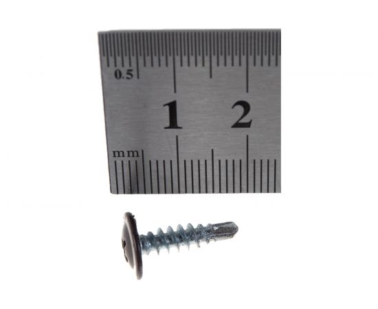 Саморез Tech-Krep ШСММ сверло 4,2х16 темно-коричневый KP RAL 8017 20 шт, пакет 125491 – изображение 2