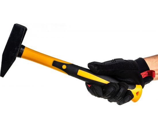 Слесарный молоток Ultima 800г, фибергласовая обрезиненная рукоятка 121015 – изображение 2