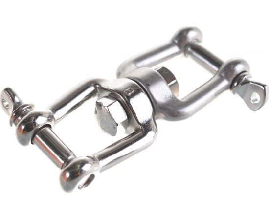 Вертлюг, "скоба-скоба" ЕВРОПАРТНЕР D8 мм, нержав. сталь, 1 шт G1 6408 – изображение 3