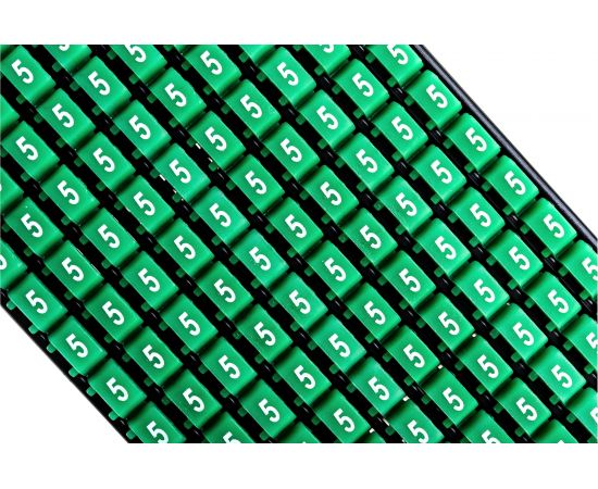 Маркер для кабеля DKC 1.5-2.5мм, символ ""5"", упаковка 200 штук MKF5S2 – изображение 3