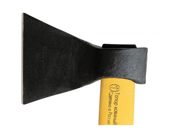 Хозяйственный кованый топор в сборе Труд-Вача 1.2 кг, Б3 С45 – изображение 3