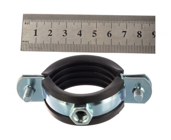 Трубный хомут с гайкой ЗУБР 1 1/4", 8 штук, оцинкованный 37850-40-45 – изображение 3