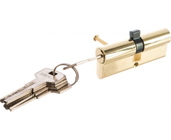 Цилиндровый механизм НОРА-М ЕСО Z ЛП-80 40-40 латунь Х 15516 – изображение 3
