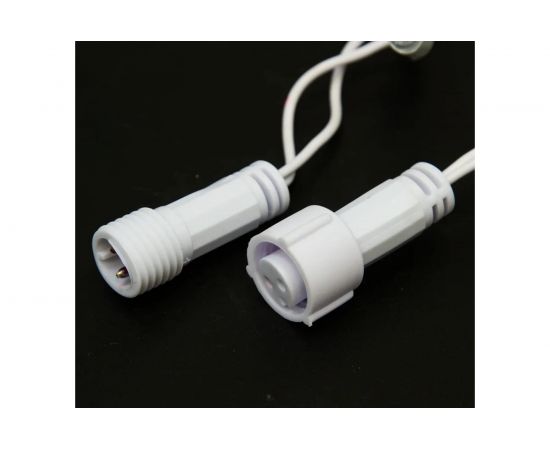 Светодиодная гирлянда NEON-NIGHT Нить 10м 100 LED, на белом проводе, белый, без комплекта подключения 305-135 – изображение 3