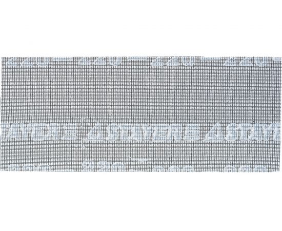 Сетка шлифовальная водостойкая 10 шт. (115х280 мм; Р220) STAYER 3547-220 – изображение 4