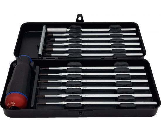 Динамометрическая отвертка Felo Серия Nm 1,5-3,0 с набором насадок 12 шт в кейсе plus/minus 10099716 – изображение 4