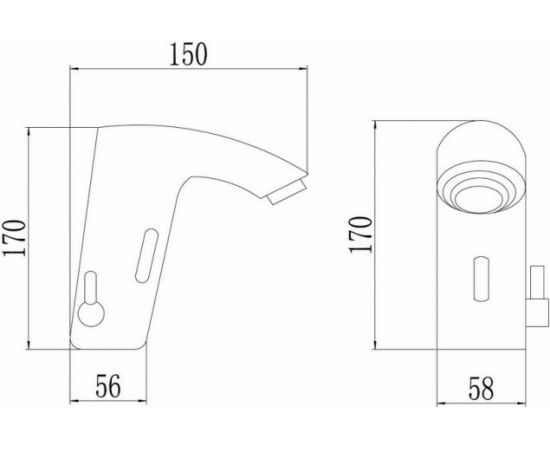 Сенсорный смеситель Savol GY8865 40102 – изображение 4
