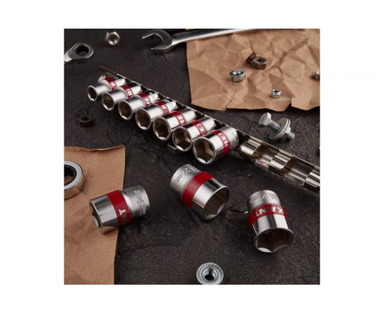 Набор торцевых головок REXANT 1/2, шестигранные, CrV, 10 шт, 10-22 мм 12-8306 – изображение 4