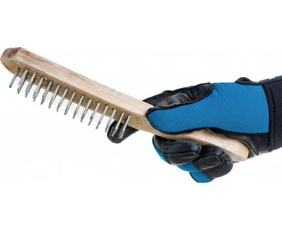 Ручная щетка SKRAB дерево 4-х рядная 35313 – изображение 4