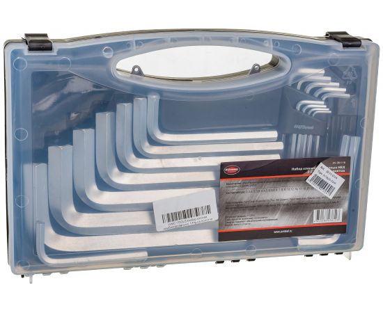 Набор Г-образных ключей AV Steel HEX 2-22мм 19 предм. AV-361119 – изображение 5