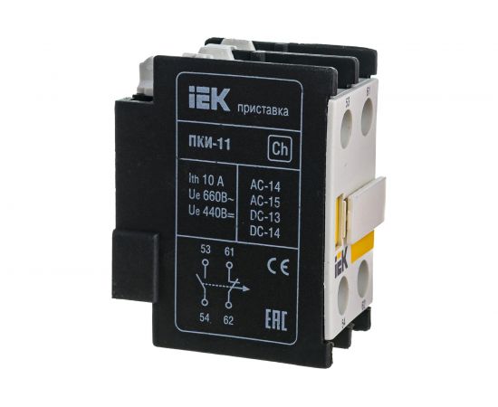 Приставка IEK ПКИ-11 дополнительные контакты 1з+1р KPK10-11 – изображение 5
