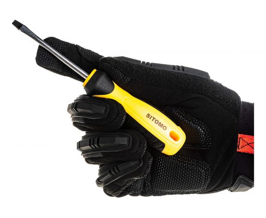 Шлицевая отвертка SITOMO SL 5х75, 170 мм, CrV SIT 856482 – изображение 6