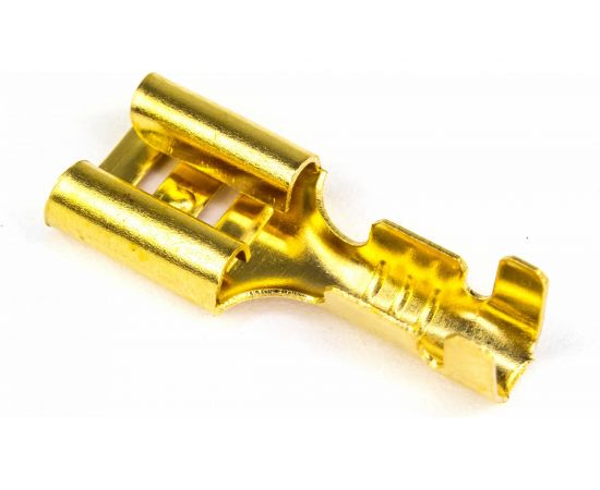 Плоская клемма REXANT, гнездо 7.5 мм, 1-2.5 кв.мм 08-0921 